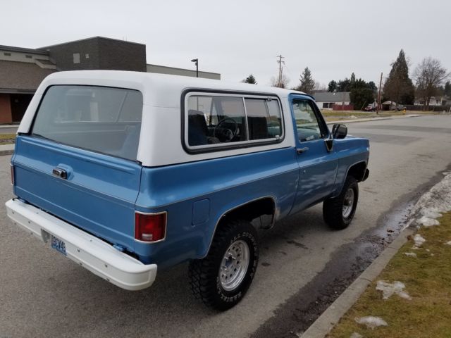 1980 Blue Chevrolet Blazer Blazer
