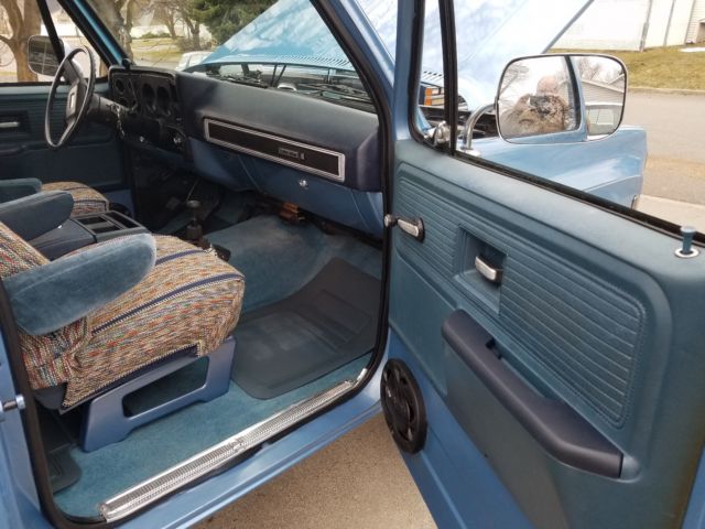 1980 Blue Chevrolet Blazer Blazer