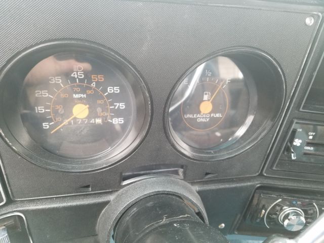 1980 Blue Chevrolet Blazer Blazer