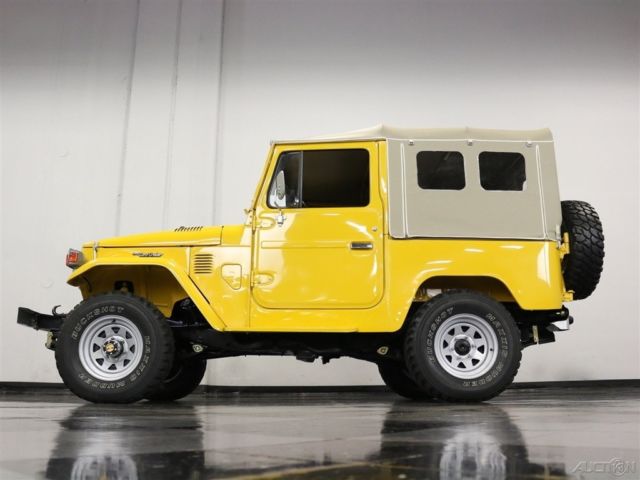 1980 Yellow Toyota FJ40