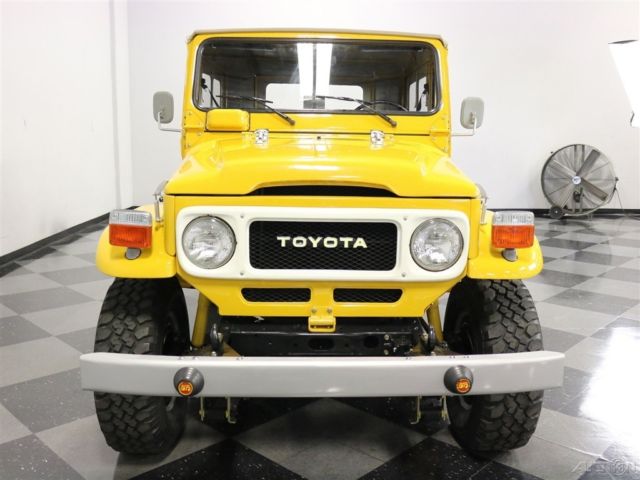 1980 Yellow Toyota FJ40