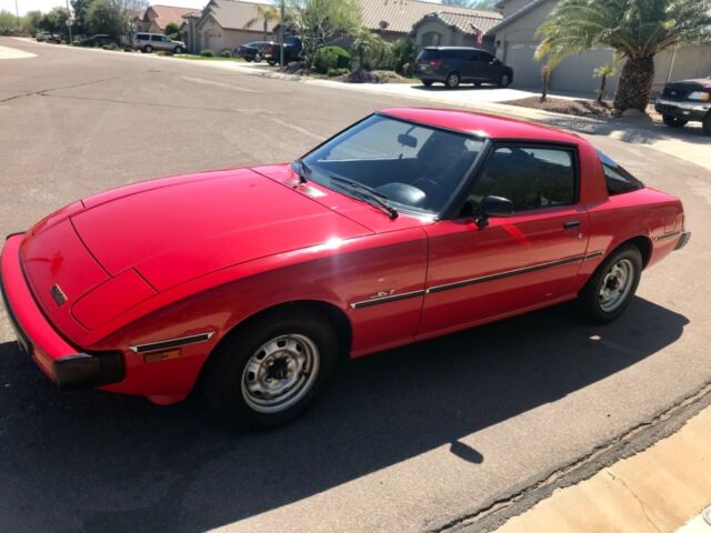1980 Red Mazda RX-7 Coupe