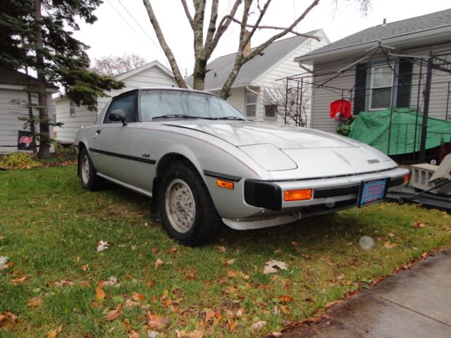 1980 Silver Mazda RX-7 Coupe