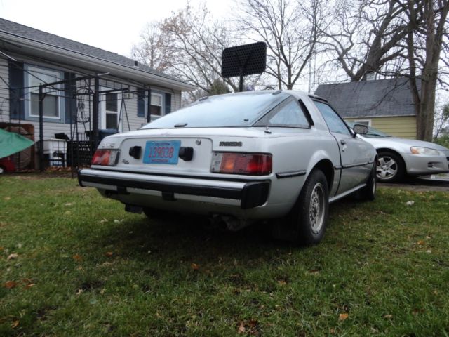 1980 Silver Mazda RX-7 Coupe