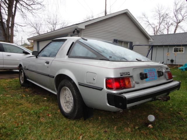 1980 Silver Mazda RX-7 Coupe