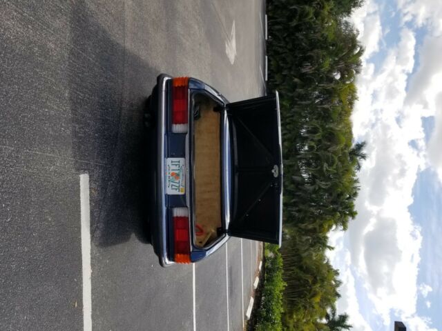 1980 Blue Mercedes-Benz 300-Series Convertible