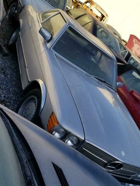 1980 Silver Mercedes-Benz SL-Class Convertible