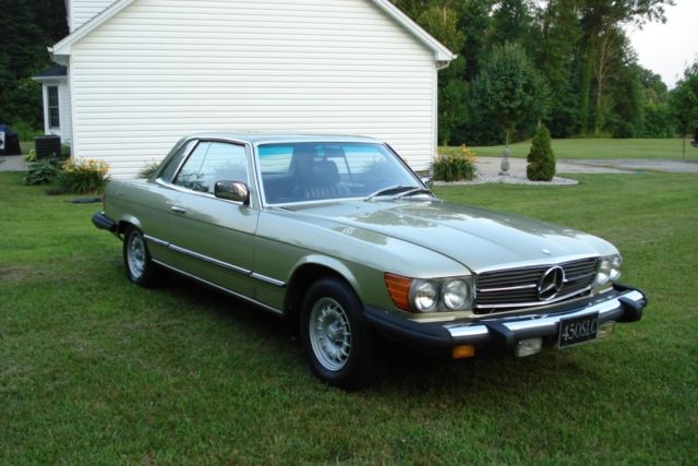 1980 maroon Mercedes-Benz SL-Class Coupe