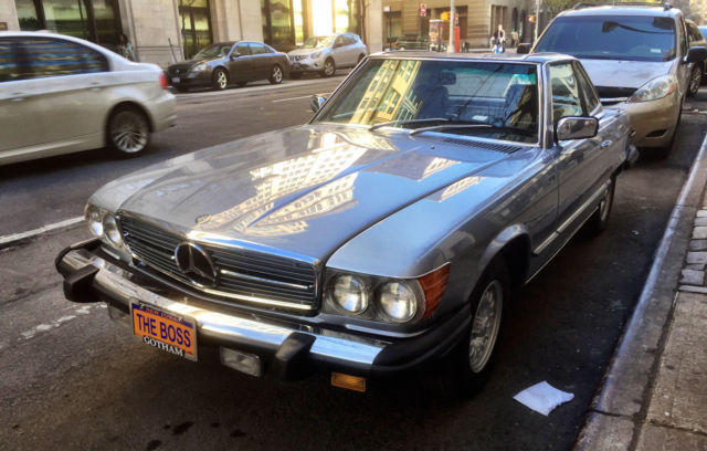 1980 Blue Mercedes-Benz SL-Class Convertible