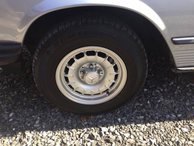 1980 Blue Mercedes-Benz SL-Class Convertible