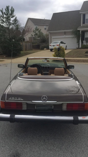 1980 Brown Mercedes-Benz SL-Class Convertible