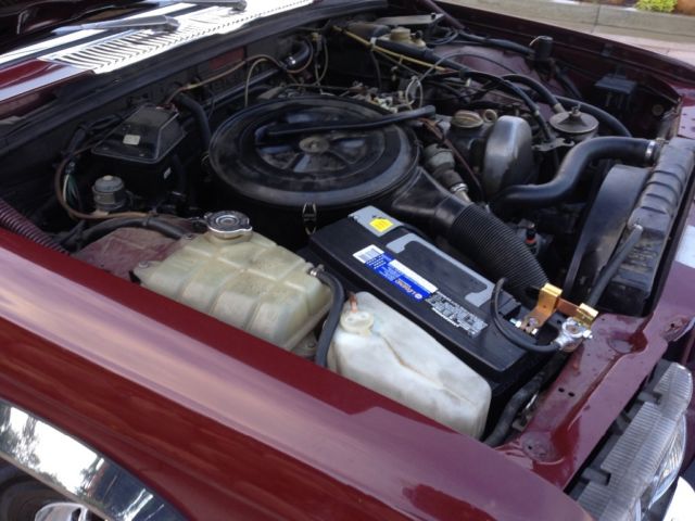 1980 Burgundy Mercedes-Benz 300-Series Sedan
