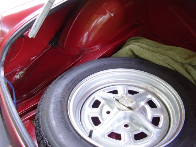 1980 Red MG MGB Convertible