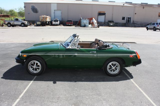 1980 Red MG MGB Convertible