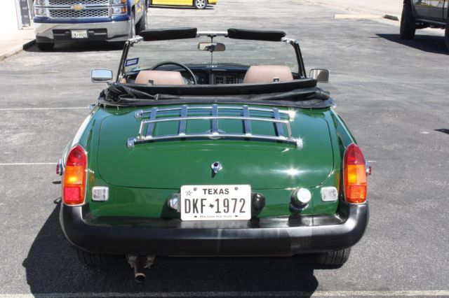 1980 Red MG MGB Convertible