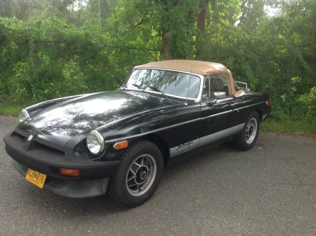 1980 Black MG MGB Convertible
