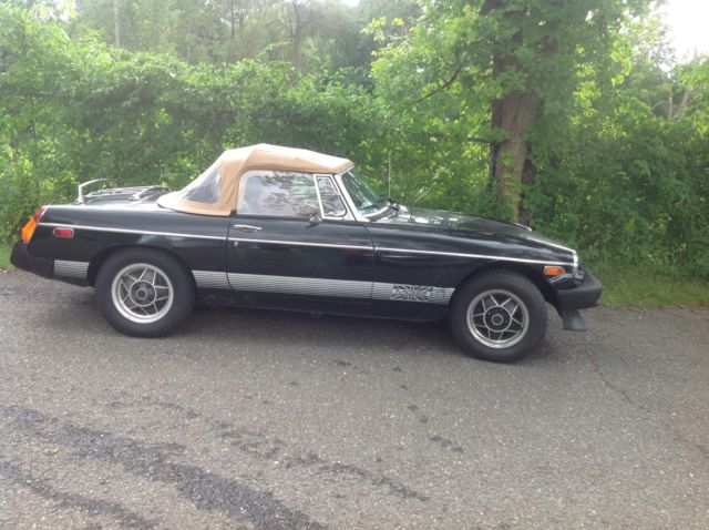 1980 Black MG MGB Convertible