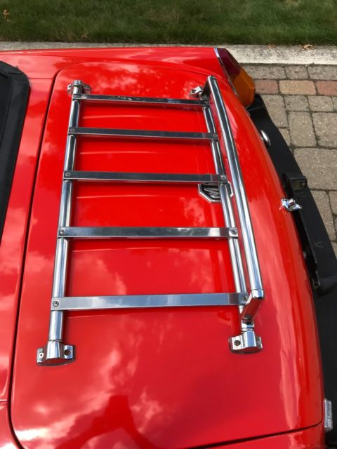 1980 Orange MG MGB Convertible