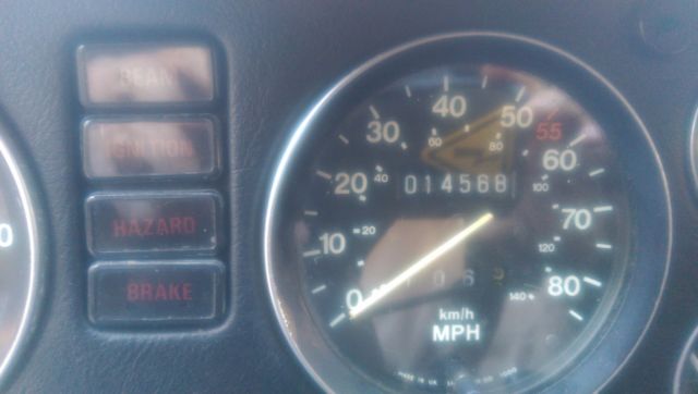 1980 Yellow MG MGB Convertible