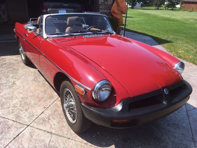 1980 Red MG MGB