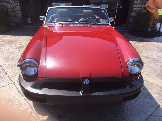 1980 Red MG MGB