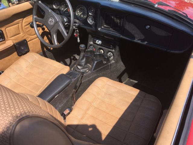 1980 Red MG MGB