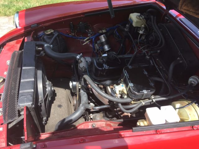 1980 Red MG MGB