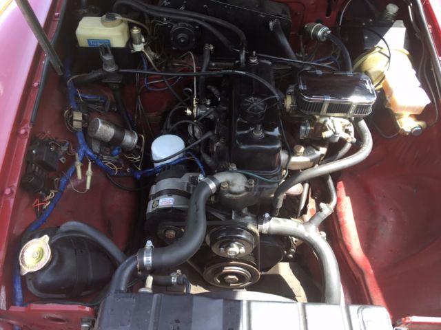 1980 Red MG MGB