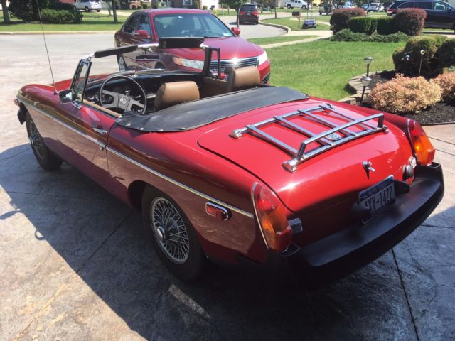 1980 Red MG MGB