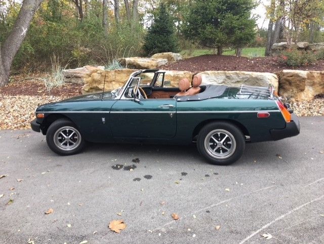1980 Metalic Green MG MGB Convertible