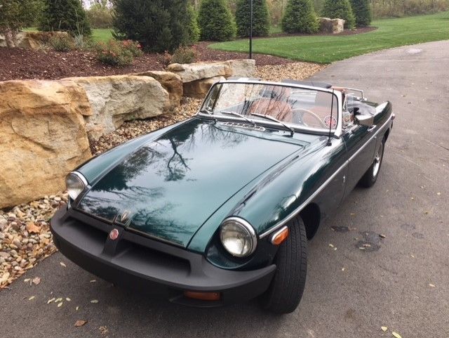 1980 Metalic Green MG MGB Convertible