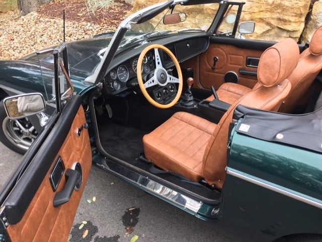 1980 Metalic Green MG MGB Convertible