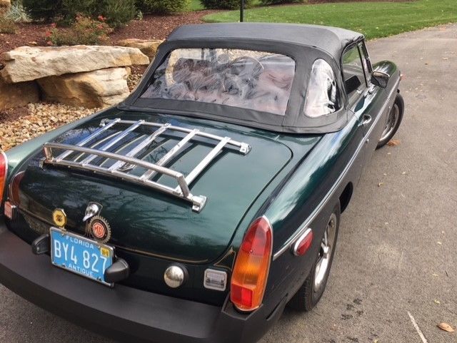 1980 Metalic Green MG MGB Convertible