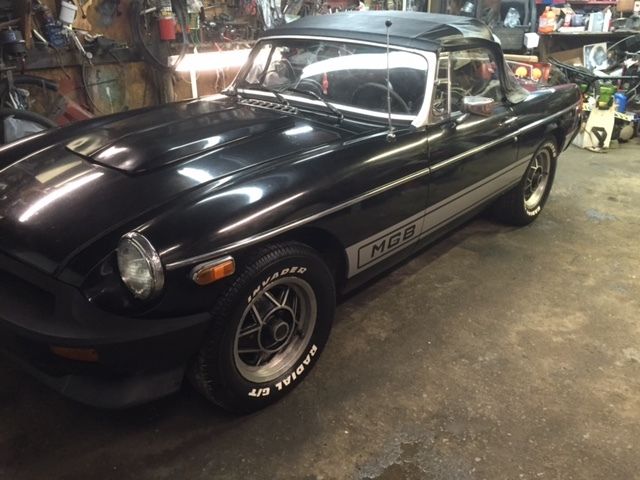 1980 Black MG MGB Convertible