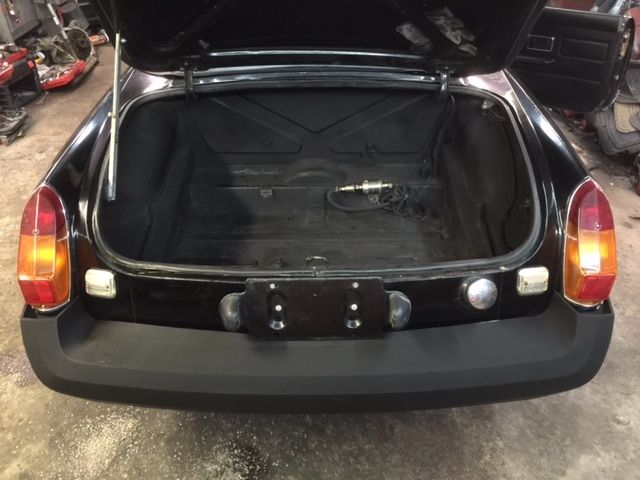 1980 Black MG MGB Convertible