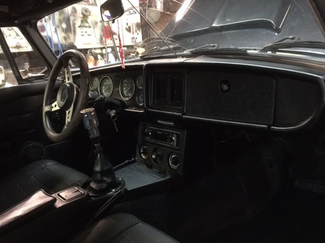 1980 Black MG MGB Convertible