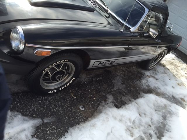 1980 Black MG MGB Convertible