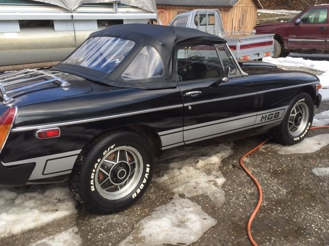 1980 Black MG MGB Convertible