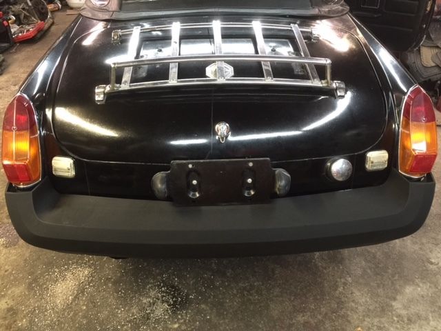 1980 Black MG MGB Convertible