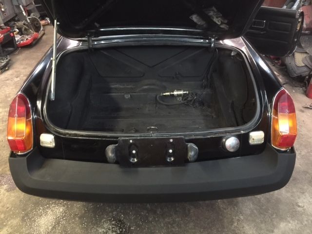 1980 Black MG MGB Convertible