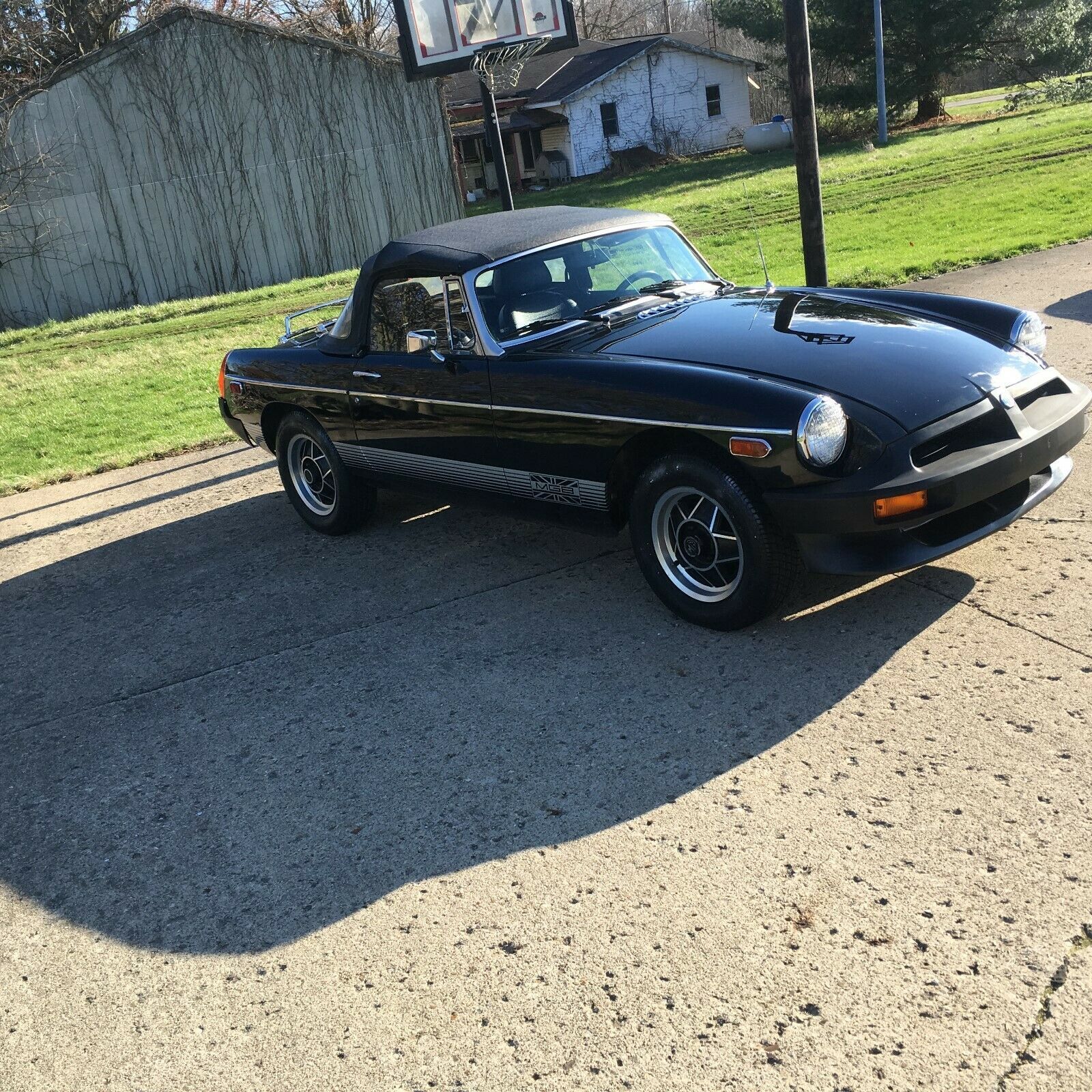 1980 Black MG MGB Convertible