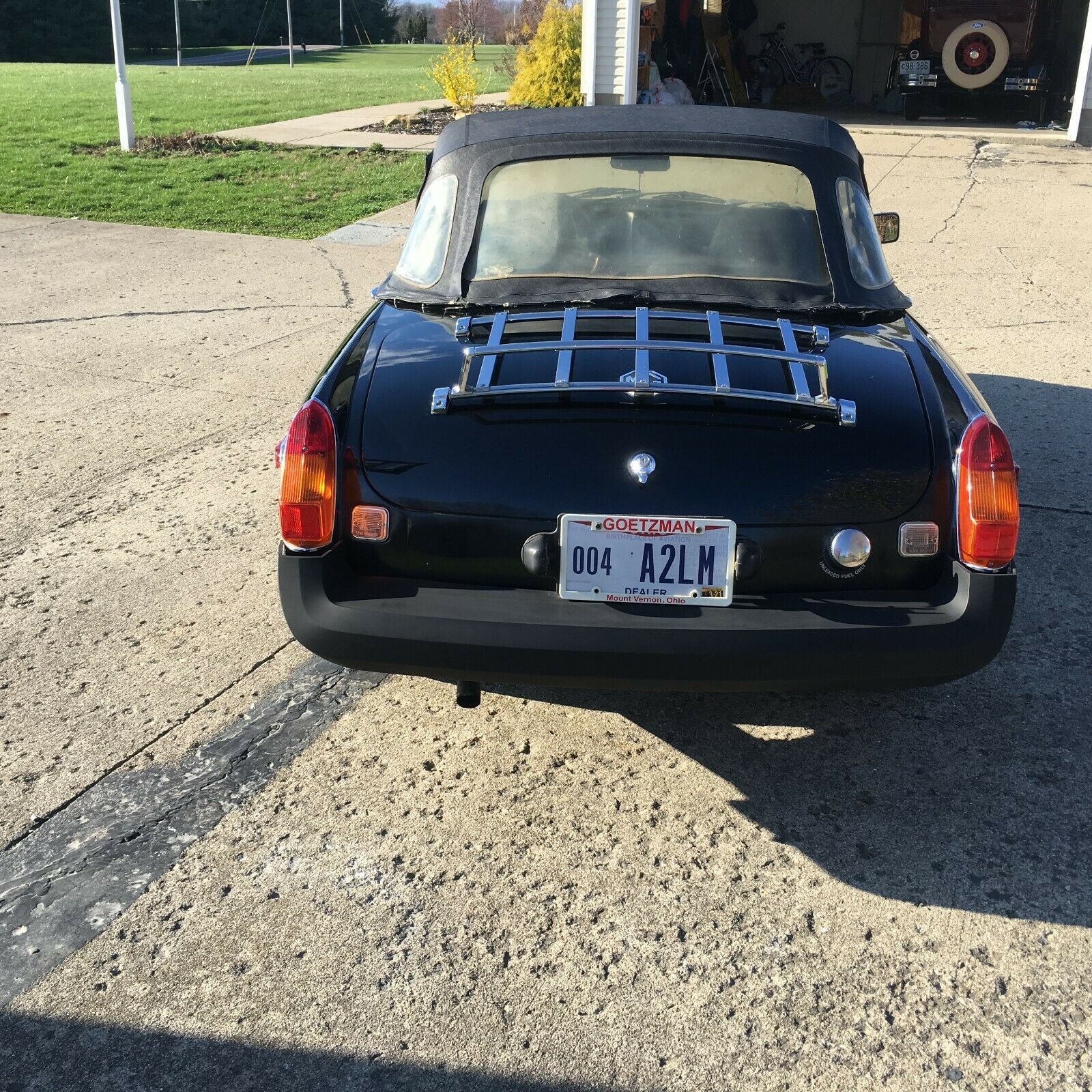 1980 Black MG MGB Convertible