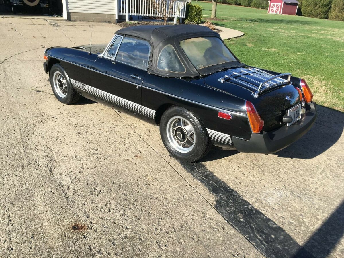 1980 Black MG MGB Convertible