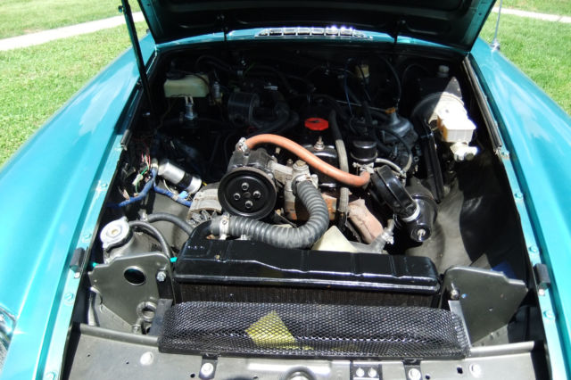 1980 Teal MG MGB CONVERTIBLE