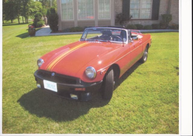 1980 Orange MG MGB