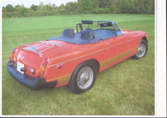 1980 Orange MG MGB
