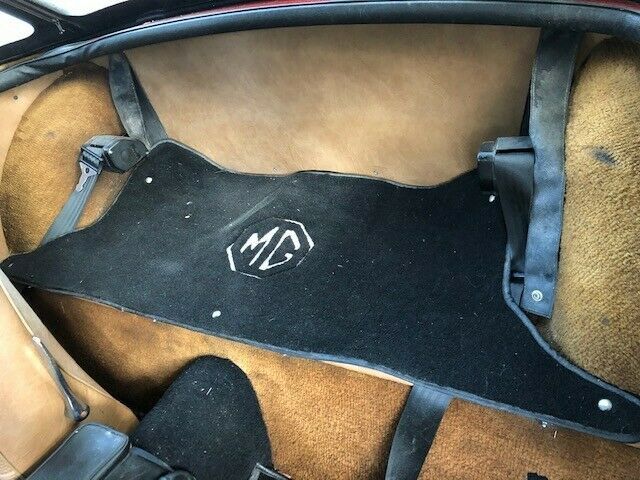 1980 Burgundy MG MGB Convertible