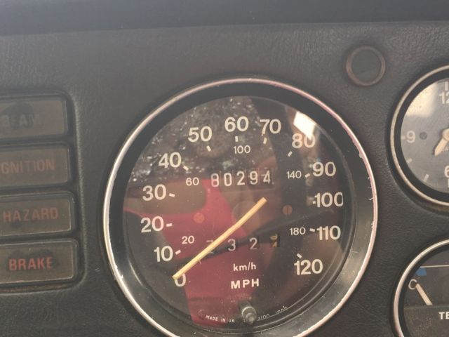 1980 Yellow MG MGB Convertible