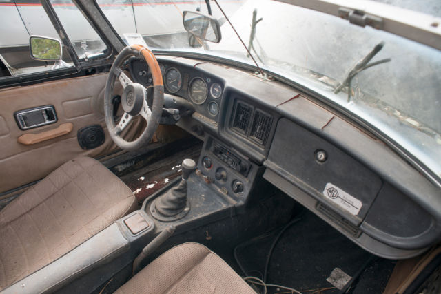 1980 Black MG MGB Convertible