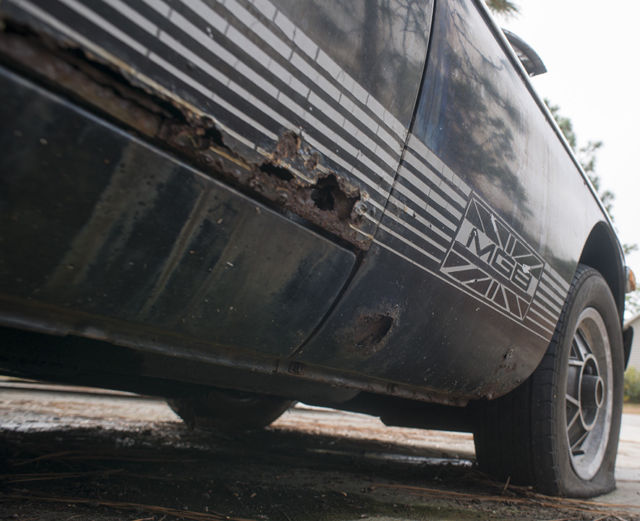 1980 Black MG MGB Convertible